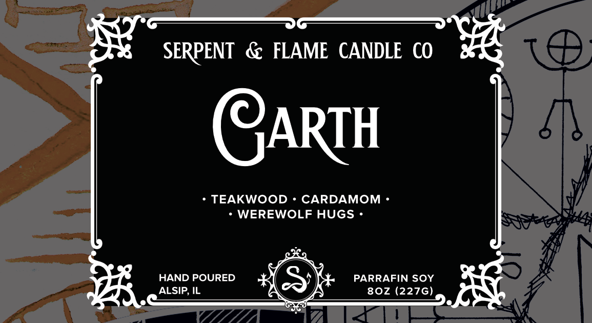 Garth Candle, Teakwood Cardamom