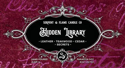 Hidden Library, Leather Teakwood