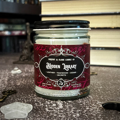 Hidden Library, Leather Teakwood