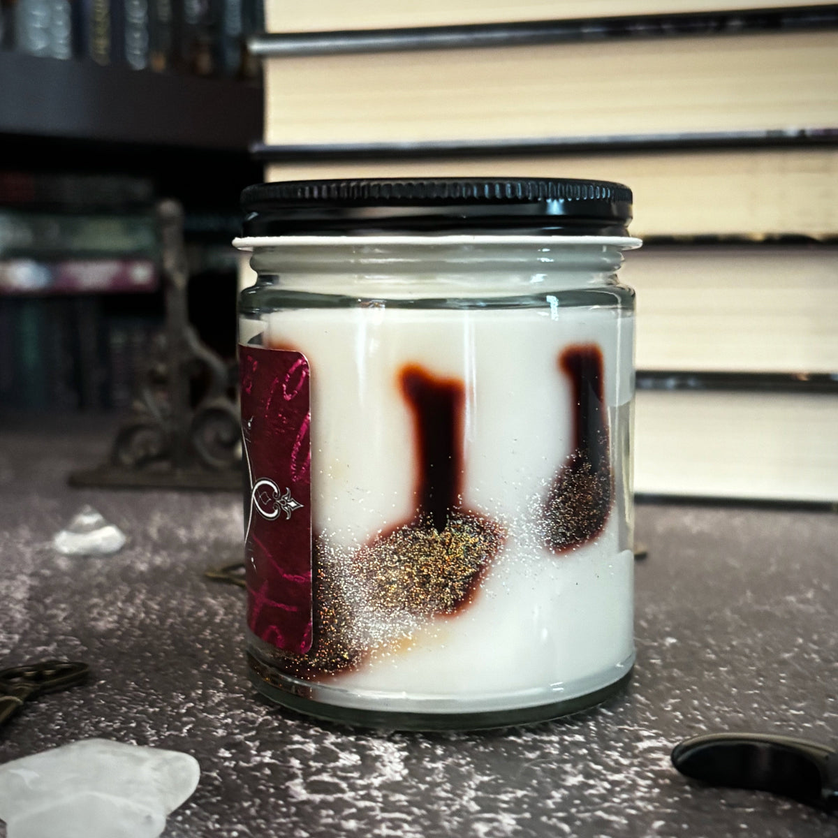 Hidden Library, Leather Teakwood