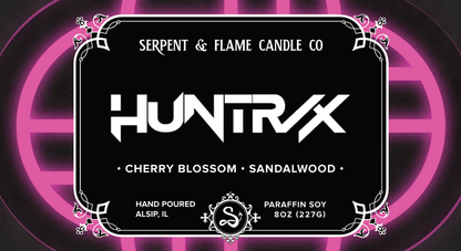 Preorder: Huntr/x Candle, Sandalwood Cherry Blossom