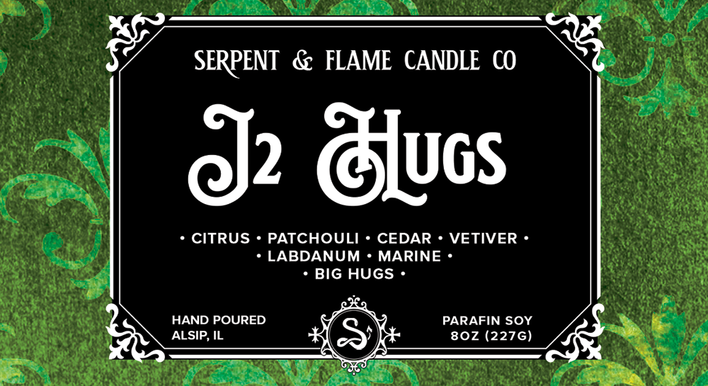 J2 Hugs, Citrus Vetiver Cedar
