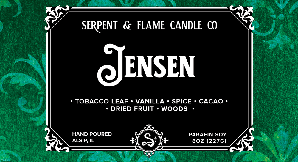Jensen, Tobacco Leaf Spiced Vanilla