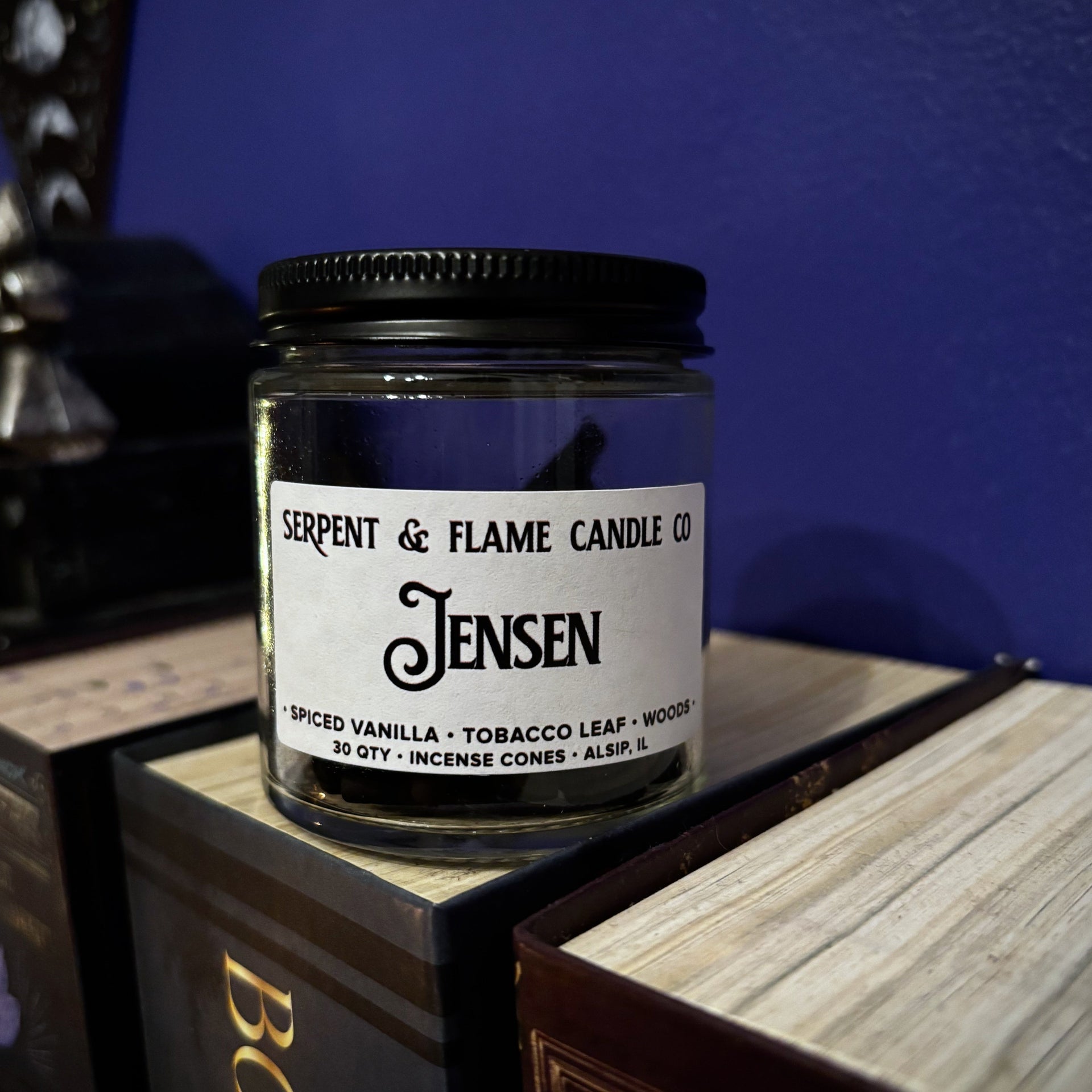 tobacco vanilla incense Jensen Incense, Spiced Tobacco Leaf Vanilla