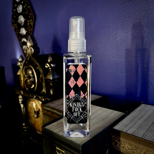 Kindly Fuck Off Spray, Peach Bellini