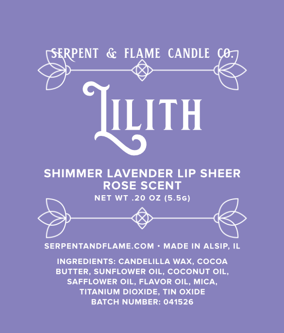 Lilith, Light Purple Lip Sheer