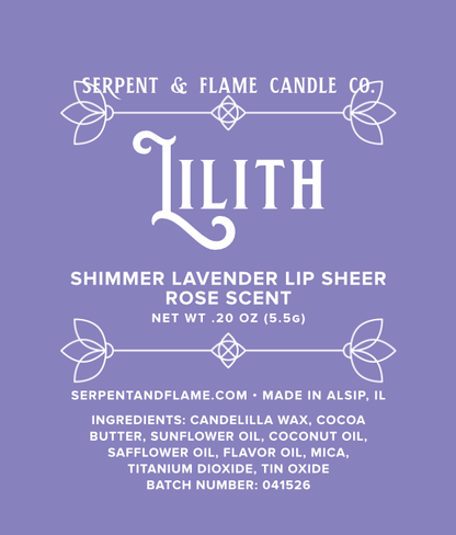 Lilith, Light Purple Lip Sheer