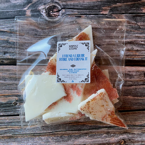 I Found a Liquor Store Wax Brittle, Butterscotch Bourbon Rum