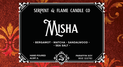Misha, Bergamot Matcha Sandalwood