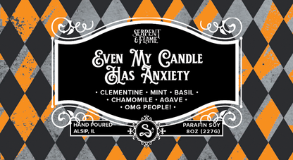 Even My Candle Has Anxiety, Clementine Mint