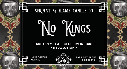 No Kings Candle, Earl Grey Tea Lemon Cake