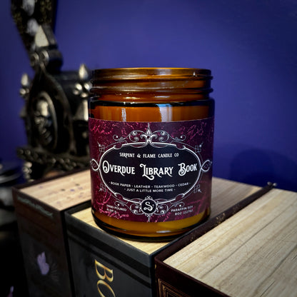 Overdue Library Book, Paper Leather Teakwood