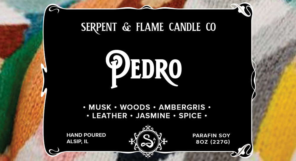 Pedro Candle, Musk Woods Ambergrisr
