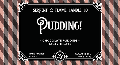 Pudding Candle, Chocolate Pudding