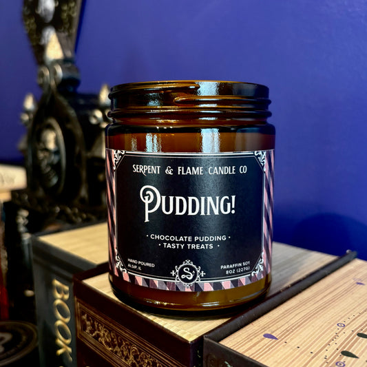 Pudding Candle, Chocolate Pudding