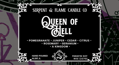Queen of Hell, Pomegranate Juniper Rosemary