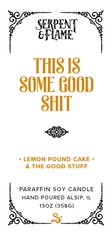 Some Good Shit, Lemon Pound Cake