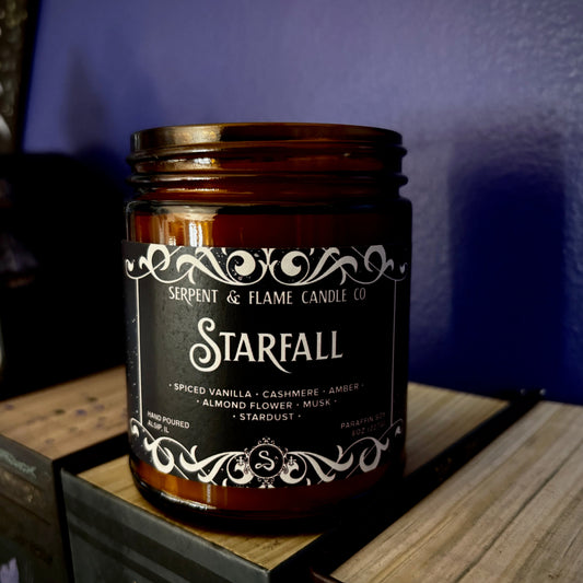 Starfall Candle, Spiced Vanilla Cashmere