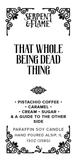 Being Dead Thing (Ready to Ship)