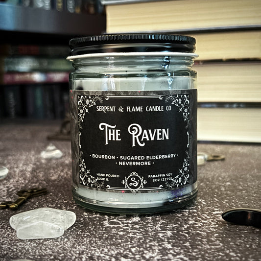 The Raven Candle, Elderberry Bourbon