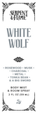 White Wolf, Rosewood Charcoal Musk
