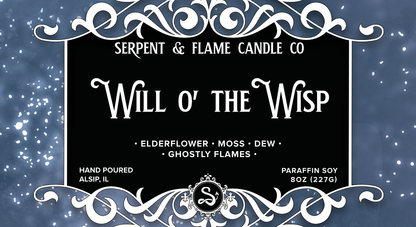Will o' the Wisp Candle, Elderflower Moss