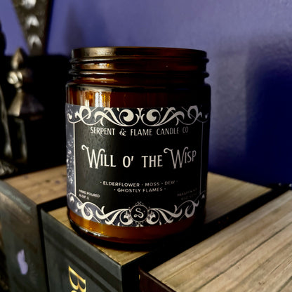 Will o' the Wisp Candle, Elderflower Moss