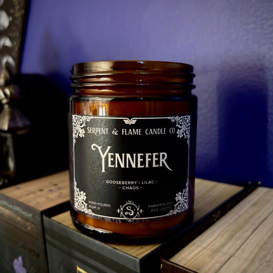 Yennefer Candle, Gooseberry Lilac