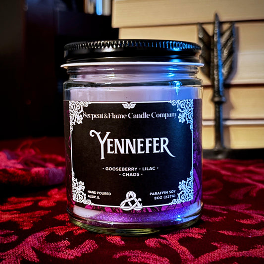 Yennefer Candle, Gooseberry Lilac