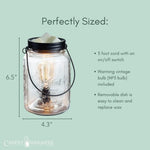 Vintage Mason Jar Wax Warmer