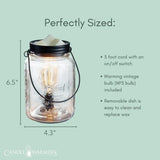 Vintage Mason Jar Wax Warmer