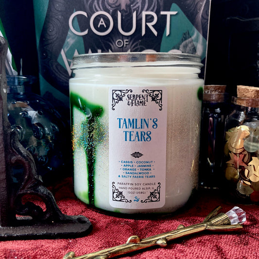 Tamlin's Tears Candle, Cassis Coconut Apple Jasmine