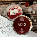 Zodiac Aries Candle, Cashmere Musk