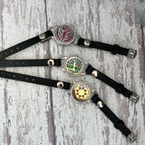 Black Band Diffuser Bracelets