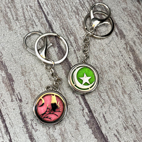 Stainless Steel Diffuser Keychain