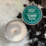 LAST RUN: Warrior Witch Candle, Dogwood Metal Bonfire