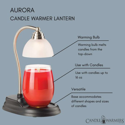 Pewter Aurora Lamp Warmer