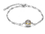 Dainty SIlver Diffuser Bracelets