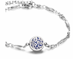 Dainty SIlver Diffuser Bracelets