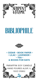 Bibliophile, Cedar Tea Book Paper