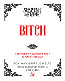 Bitch Wax Brittle, Whiskey Cherry Pie