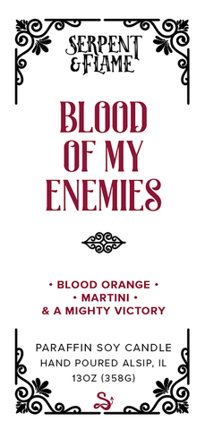 Blood of My Enemies, Blood Orange Martini