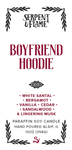 LAST RUN: Boyfriend Hoodie Candle, Santal Cedar Wood Vanilla