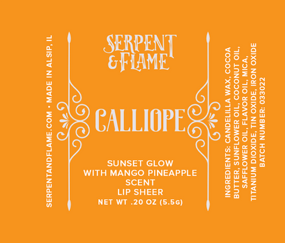Calliope, Sunset Glow Lip Sheer