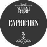 Zodiac Capricorn Candle, Smoked Oud