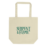 Serpent and Flame Logo Eco Tote Bag