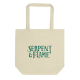 Serpent and Flame Logo Eco Tote Bag
