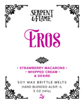 Eros Wax Brittle, Strawberry Macarons