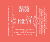 Freya, Dark Rose Lip Sheer