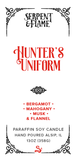 Hunter's Uniform, Bergamot Mahogany Musk
